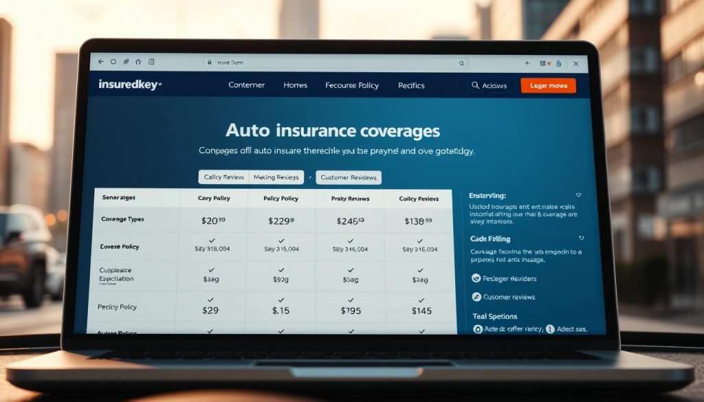 compare auto coverage online