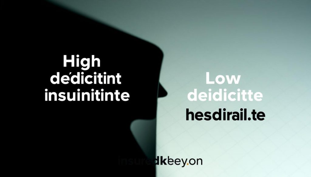 high and low deductible plans
