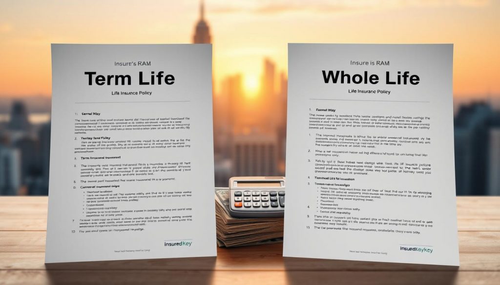 term and whole life insurance comparison